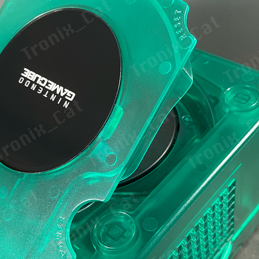 Nintendo GameCube console in NEW Transparent Green shell