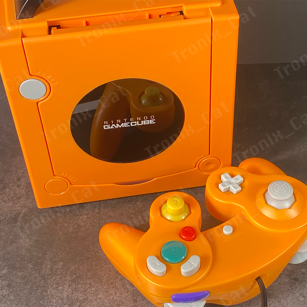 Nintendo GameCube console in NEW Orange shell