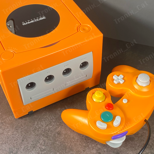 Nintendo GameCube console in NEW Orange shell