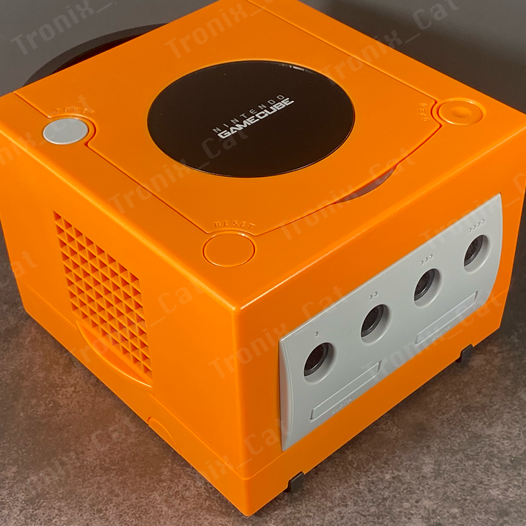 Nintendo GameCube console in NEW Orange shell