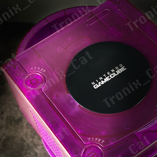 Nintendo GameCube console in NEW Transparent Purple shell